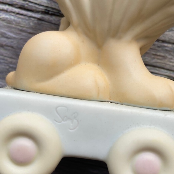 Vintage Precious Moments Birthday Train 5th Birthday Lion with Box - Picture 4 of 14